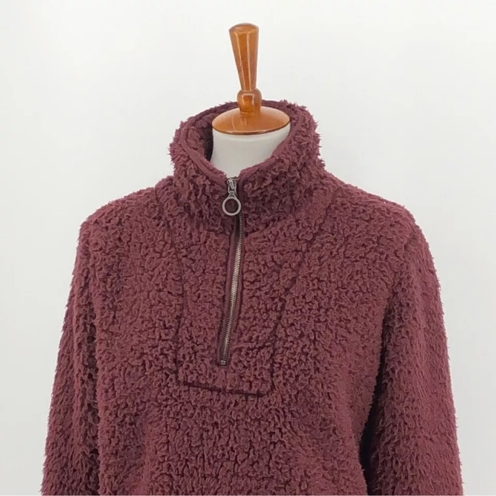 NWOT Thread & Supply Sherpa quarter Zip Size Small - Picture 2 of 5